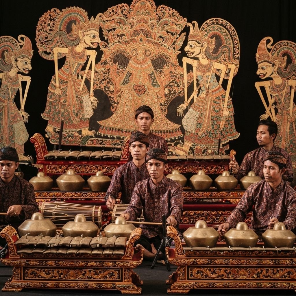 Gamelan image used to demonstrate Brawijaya Corpora multimodal features